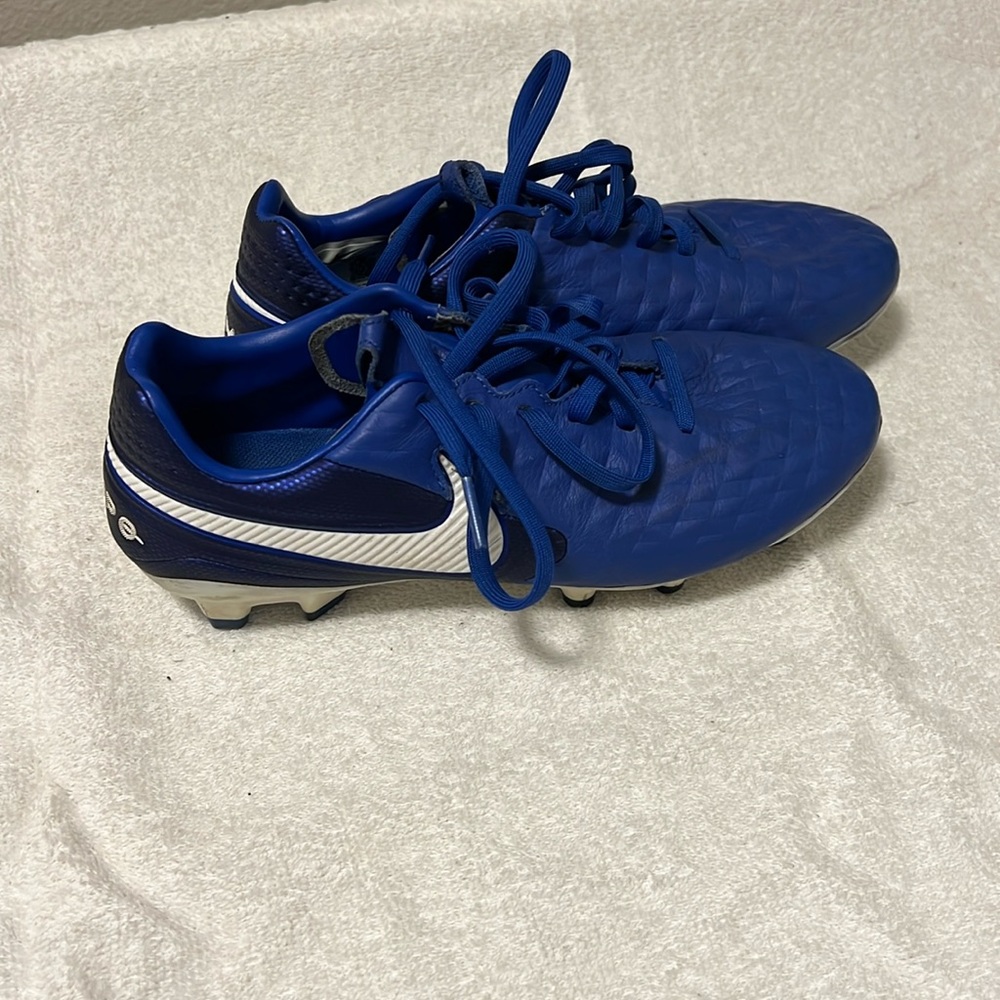 Blue Nike Cleats